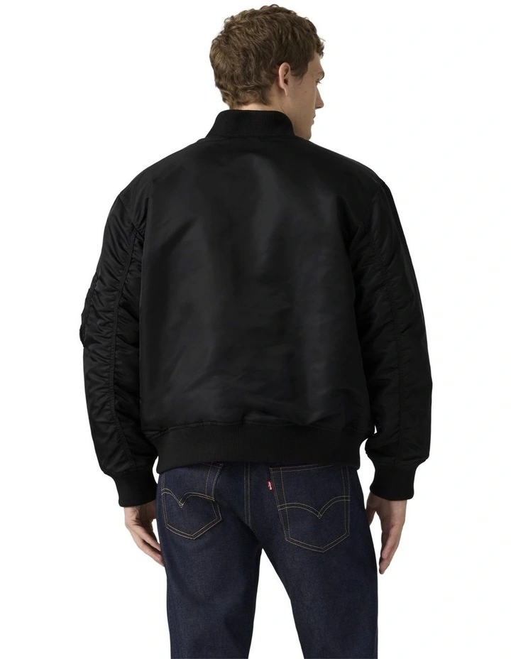 MA-1 Bomber Jacket in Jet Black image 3