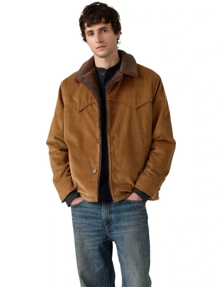 Durham Cozy Short Coat in Bison image 1