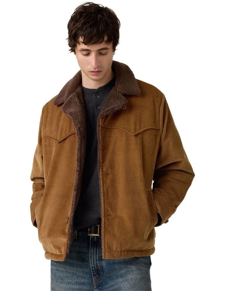 Durham Cozy Short Coat in Bison image 2