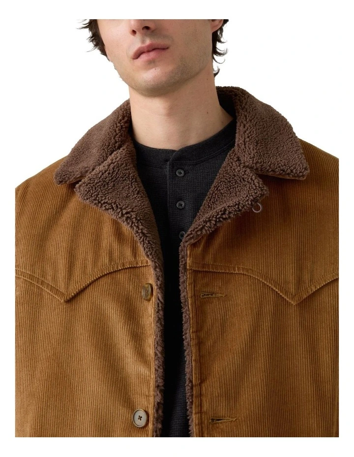 Durham Cozy Short Coat in Bison image 4
