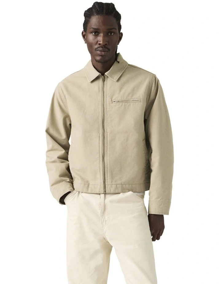Garage Jacket in Cream image 1