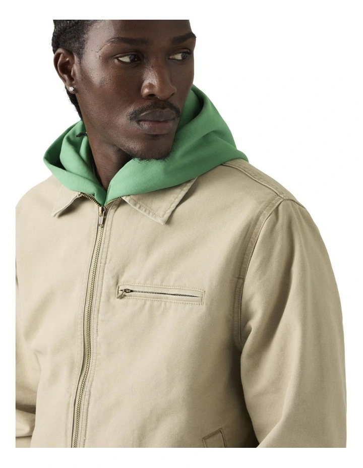 Garage Jacket in Cream image 3