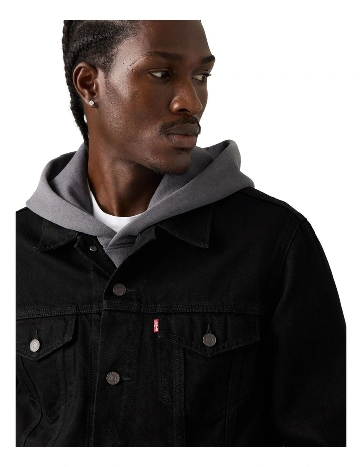 The Trucker Jacket in Berk Night image 3