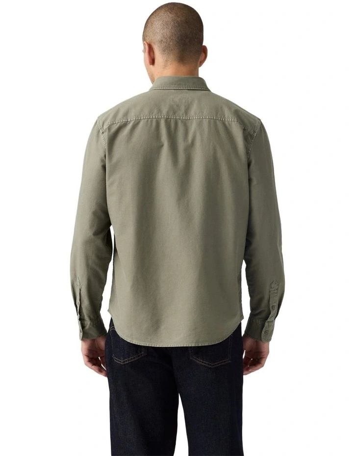 Authentic Button-Down Shirt in Mulled Basil image 2