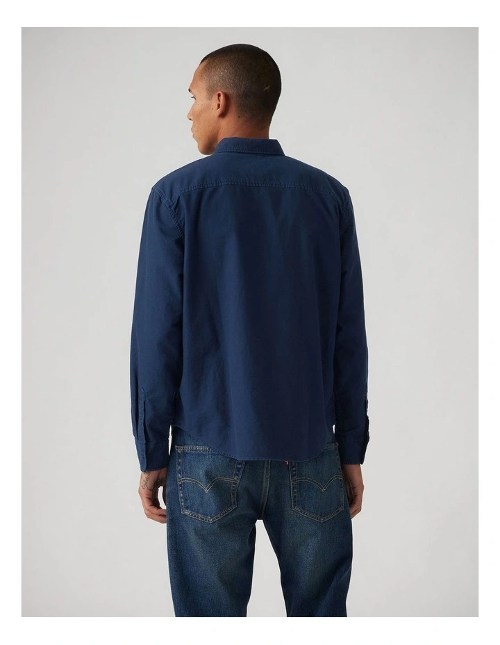 Authentic Button-Up Shirt in Dress Blues image 2