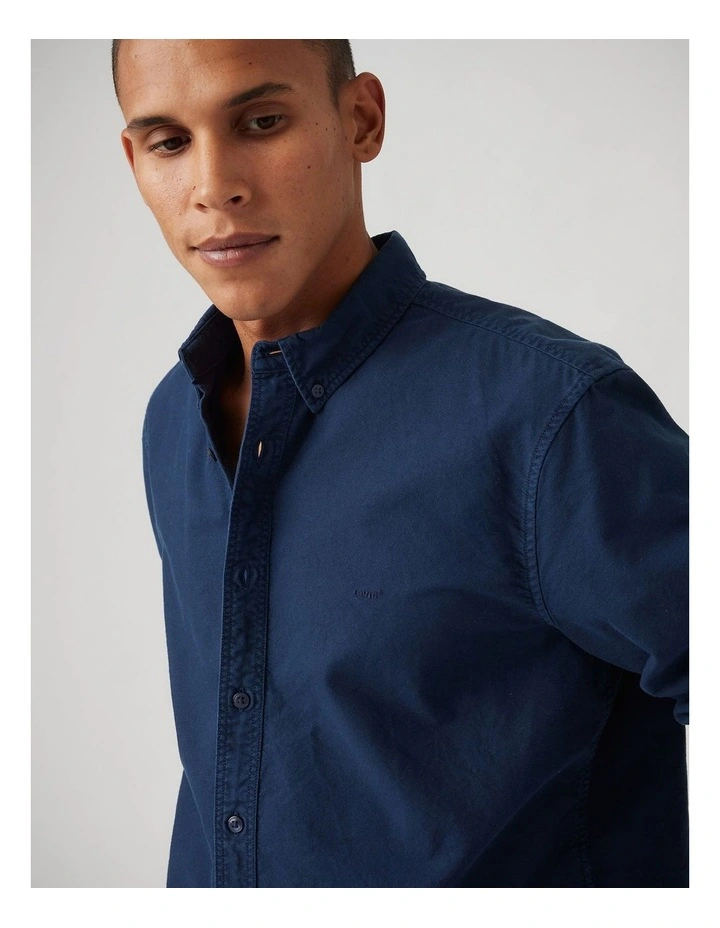 Authentic Button-Up Shirt in Dress Blues image 3