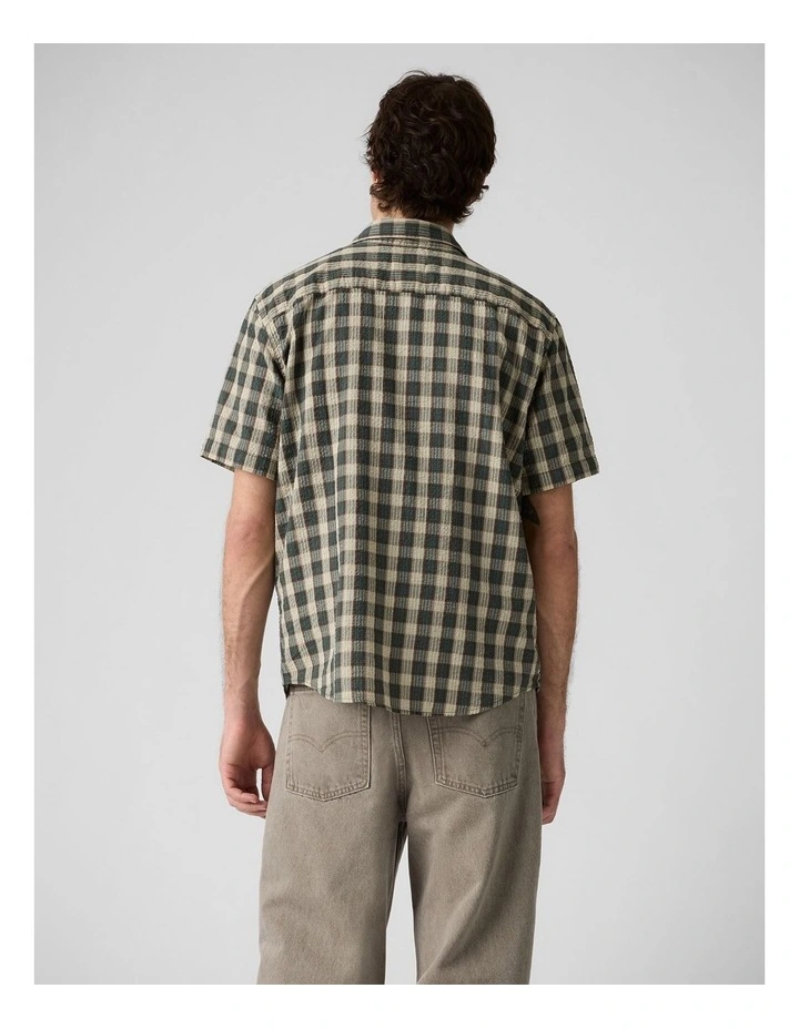 Short-Sleeve Authentic Button-Down Shirt in Xavier Plaid Ponderosa Pine image 2