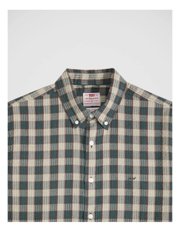 Short-Sleeve Authentic Button-Down Shirt in Xavier Plaid Ponderosa Pine image 4