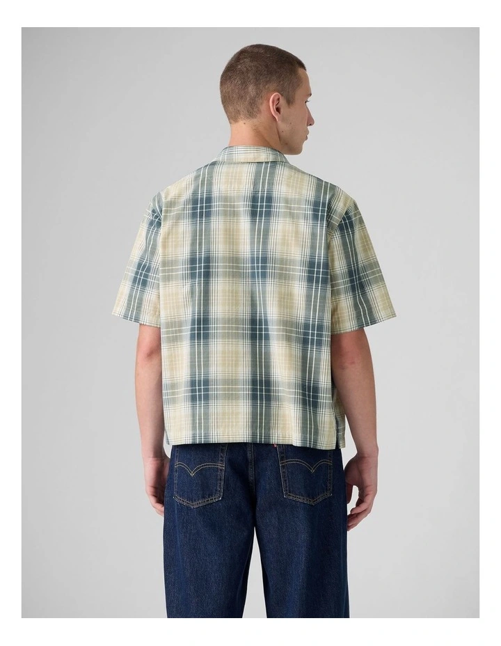 Zandt Boxy Shirt in Julio Plaid Fields Of Rye image 2
