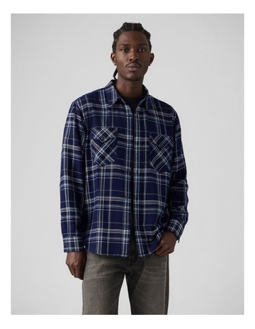 INDIGO PLAID WESTERN colour