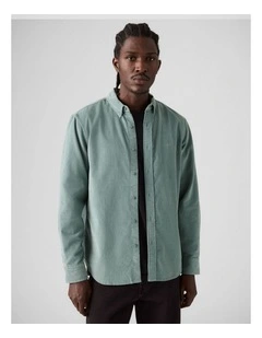 Authentic Button-Up Shirt in Stormy Sea