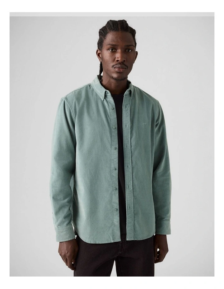 Authentic Button-Up Shirt in Stormy Sea image 1