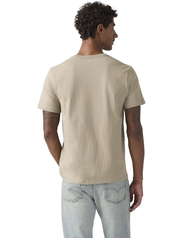 Original Housemark T-shirt in Vintage Khaki image 2