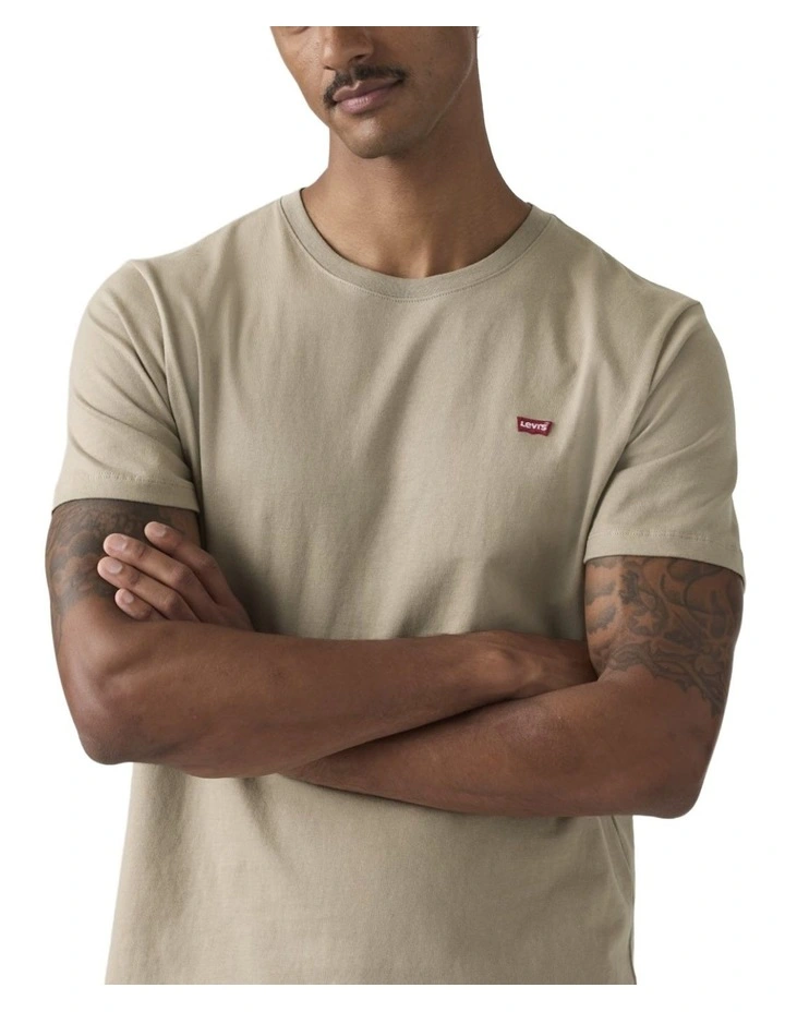 Original Housemark T-shirt in Vintage Khaki image 4