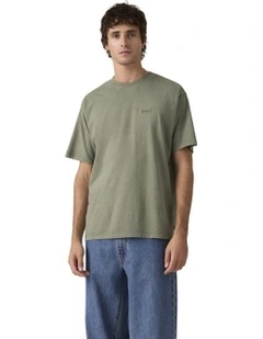Red Tab Vintage T-shirt in Mulled Basil
