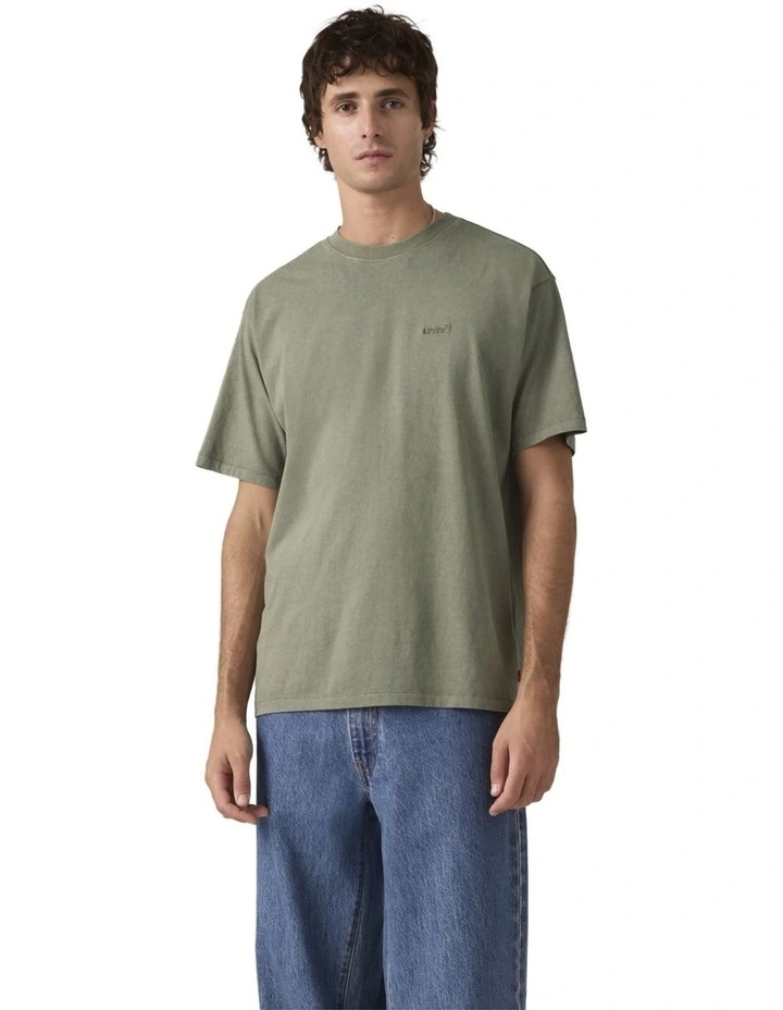 Red Tab Vintage T-shirt in Mulled Basil image 1