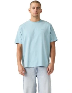 Red Tab Vintage T-shirt in Forget-me-not