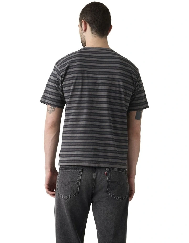 Red Tab Vintage T-Shirt in Smoked Pearl image 2