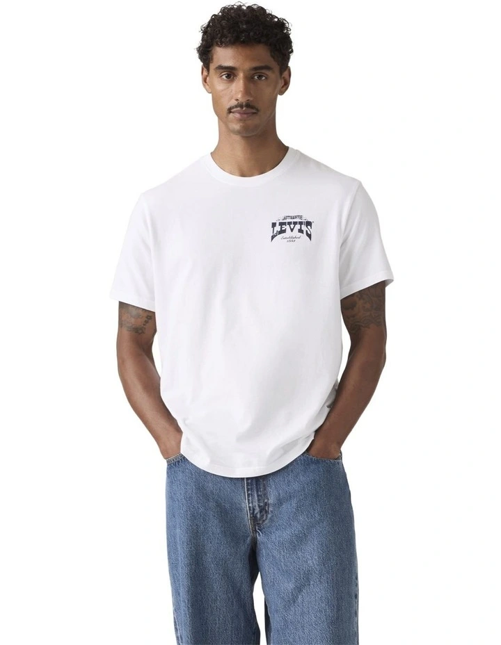 Relaxed Short-Sleeve Graphic T-shirt in Archival Cowboy image 1