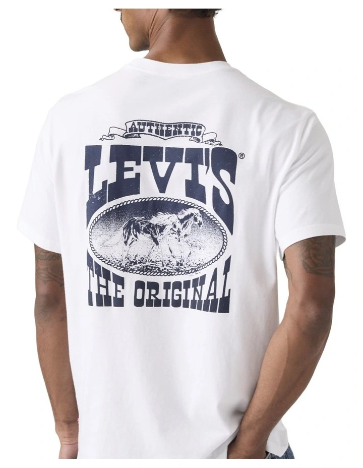 Relaxed Short-Sleeve Graphic T-shirt in Archival Cowboy image 2