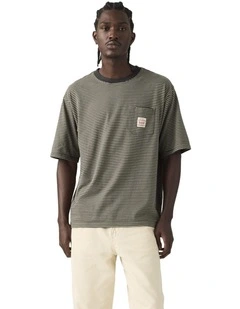 Short-Sleeve Workwear T-Shirt in Dried Sage