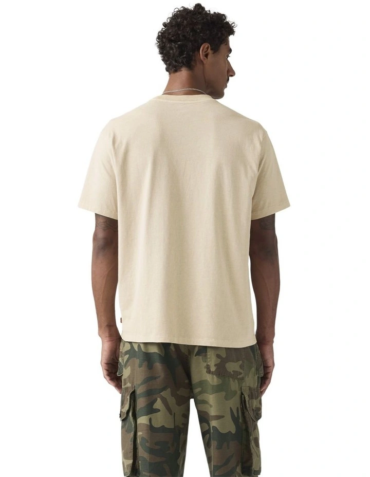 Red Tab Vintage T-Shirt in Pumice Stone image 2