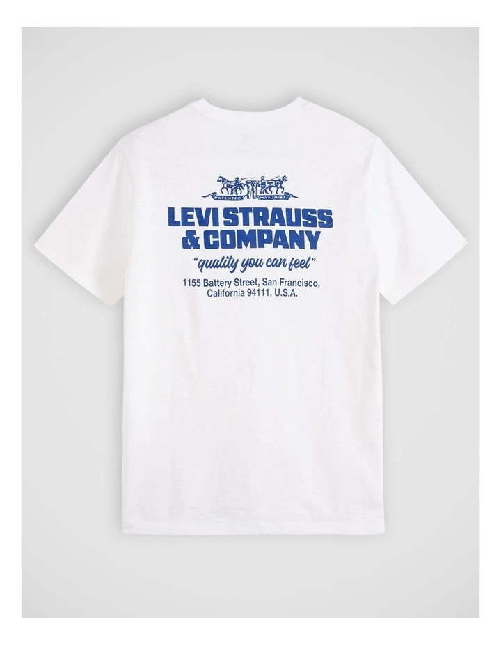 Classic Graphic T-Shirt in Quality 1 White image 4