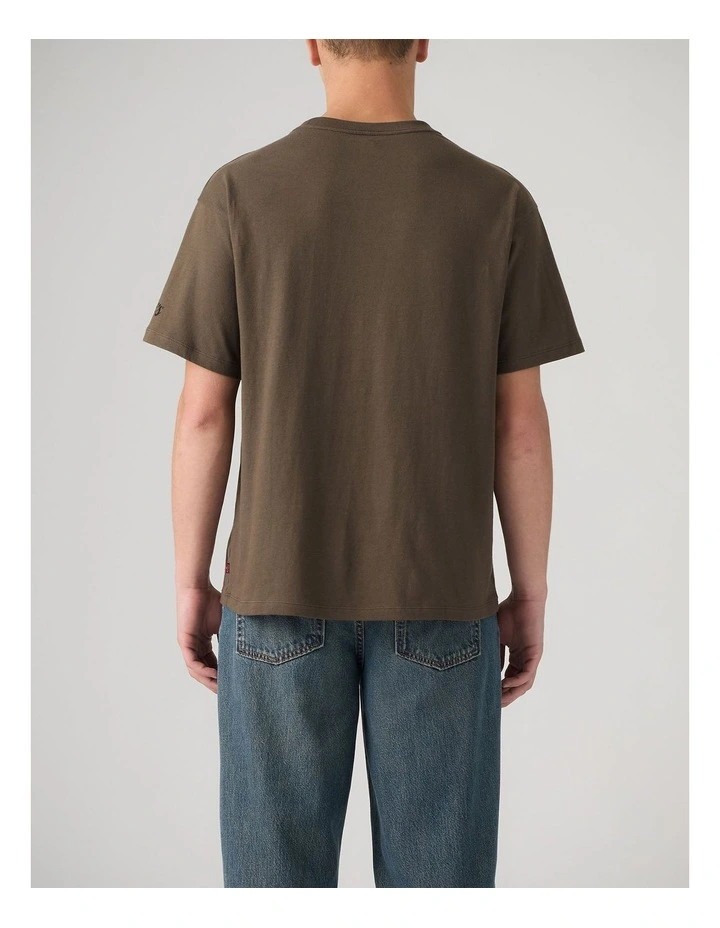 Graphic Vintage Fit T-Shirt in Original Brand Stormy Sea Jersey image 2