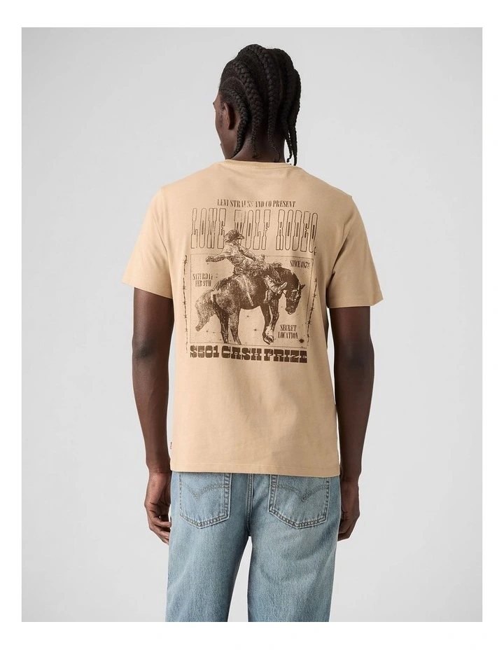 Classic Graphic T-Shirt in Lone Wolf Rodeo Fields Of Rye image 2