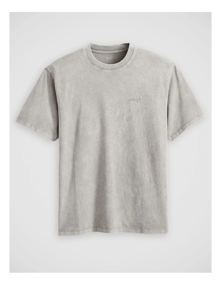 Red Tab Vintage T-Shirt in Stones Throw Mineral Wash Silent Storm image 4