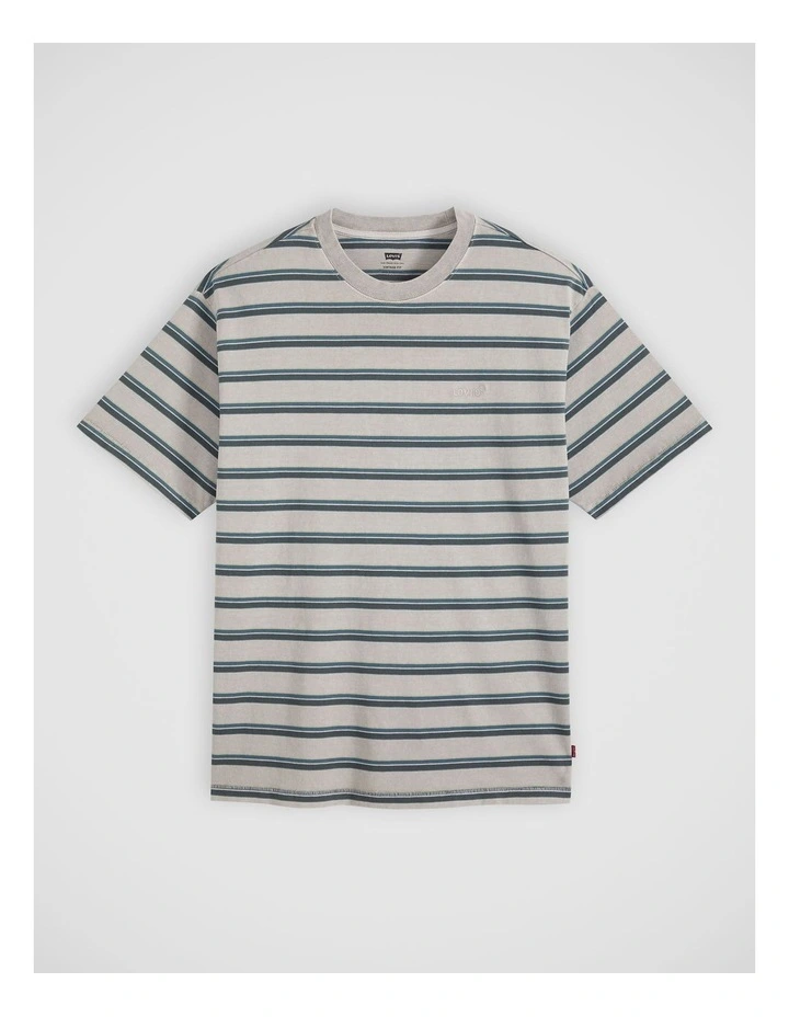 Vintage T-Shirt in Martin Stripe Dark Slate image 5