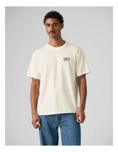 Graphic Vintage Fit T-Shirt in Levis Music City Egret