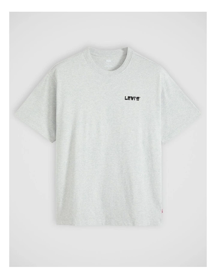 Graphic Vintage Fit T-Shirt in Fresh Squeezed Light Heather Grey image 4