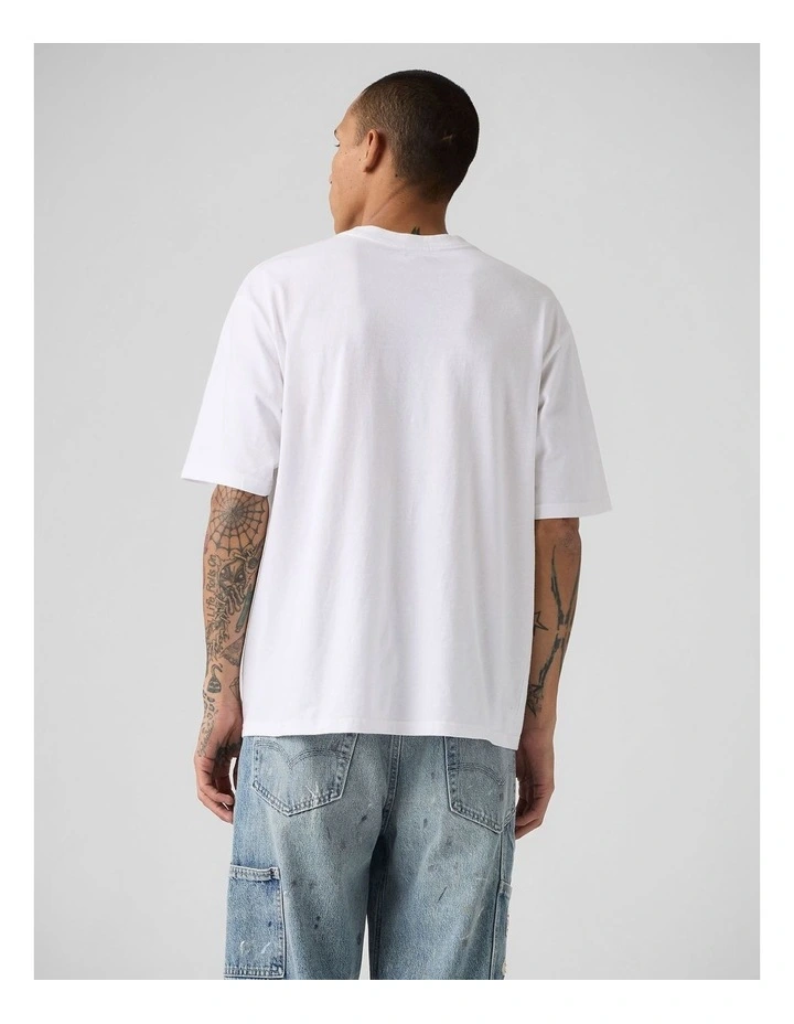 Workwear Graphic T-Shirt in Made For Working Bright White image 2