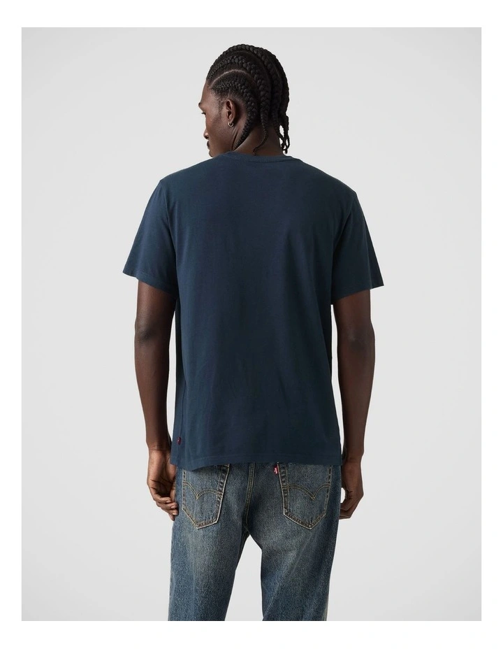 Ss Relaxed Fit Tee in American Legend Dress blues image 2