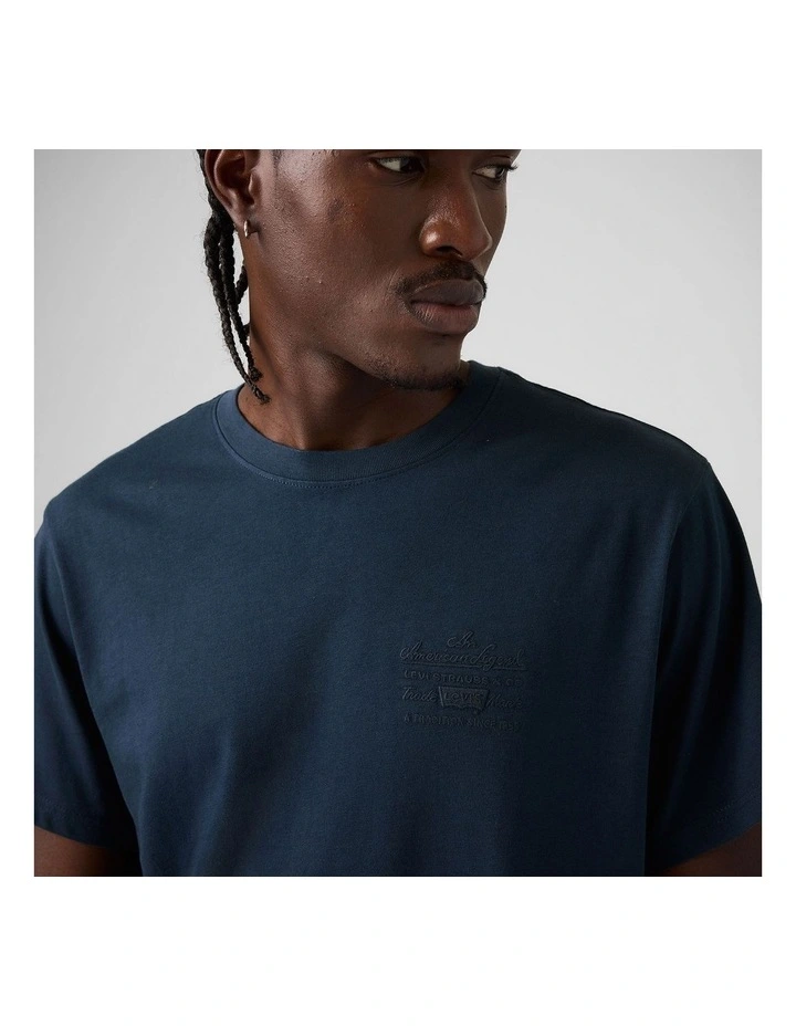 Ss Relaxed Fit Tee in American Legend Dress blues image 3