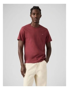 Ss Original Hm Tee in Oxblood Red