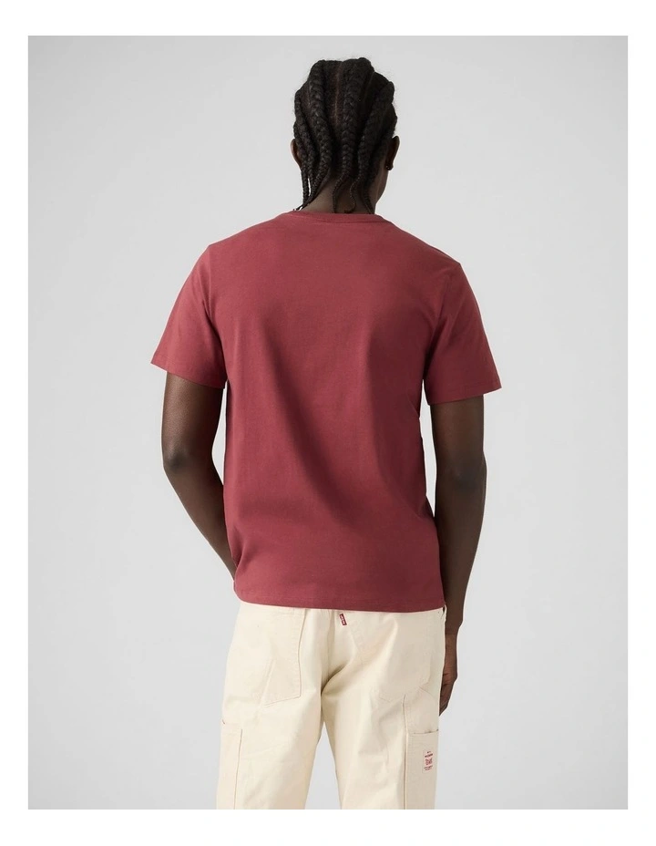 Ss Original Hm Tee in Oxblood Red image 2