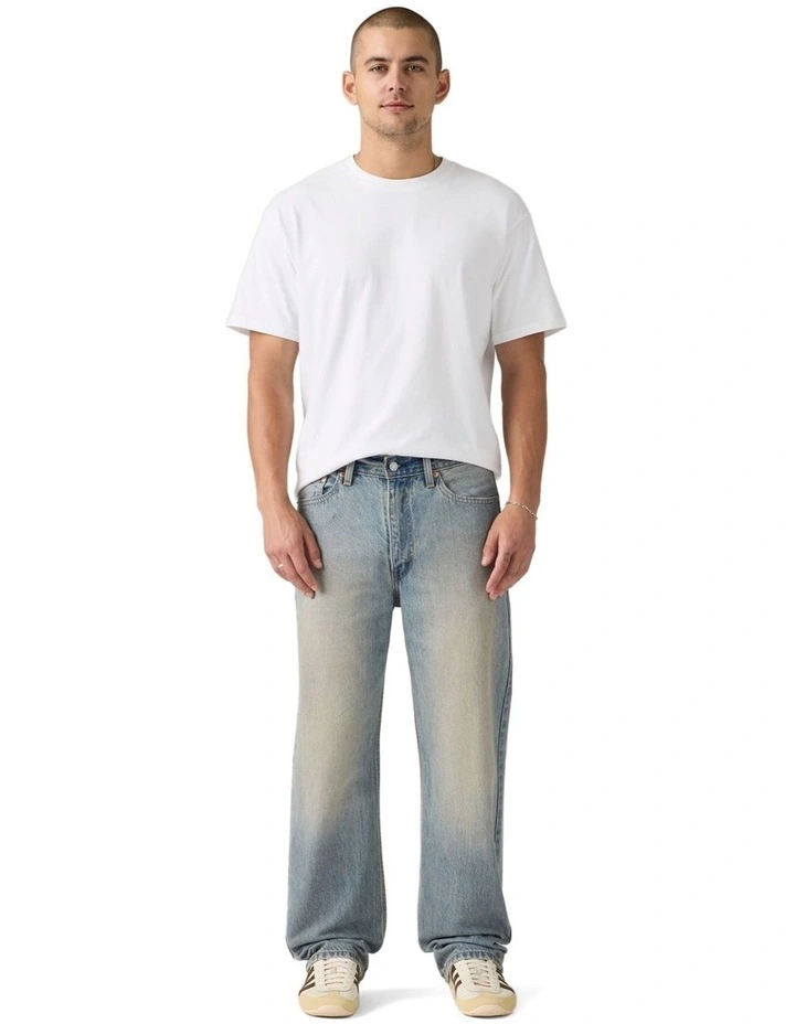 565 Loose Straight Jeans in Blue image 5