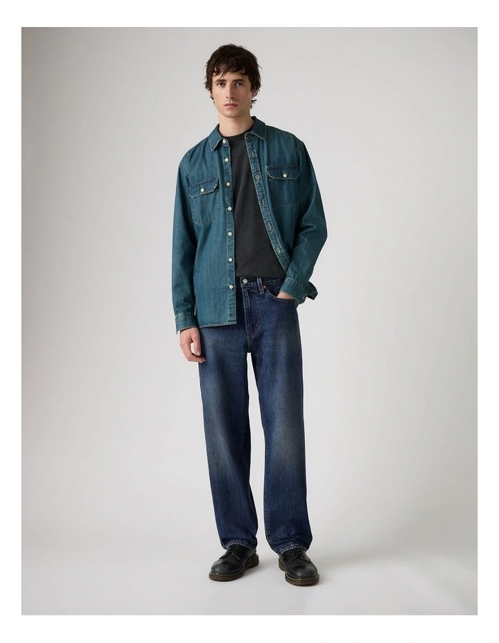 568 Loose Straight Jeans in Hard Rain image 1