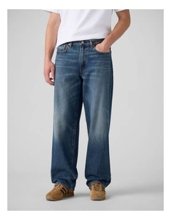 578 Baggy Jeansin Varnished Tarnish