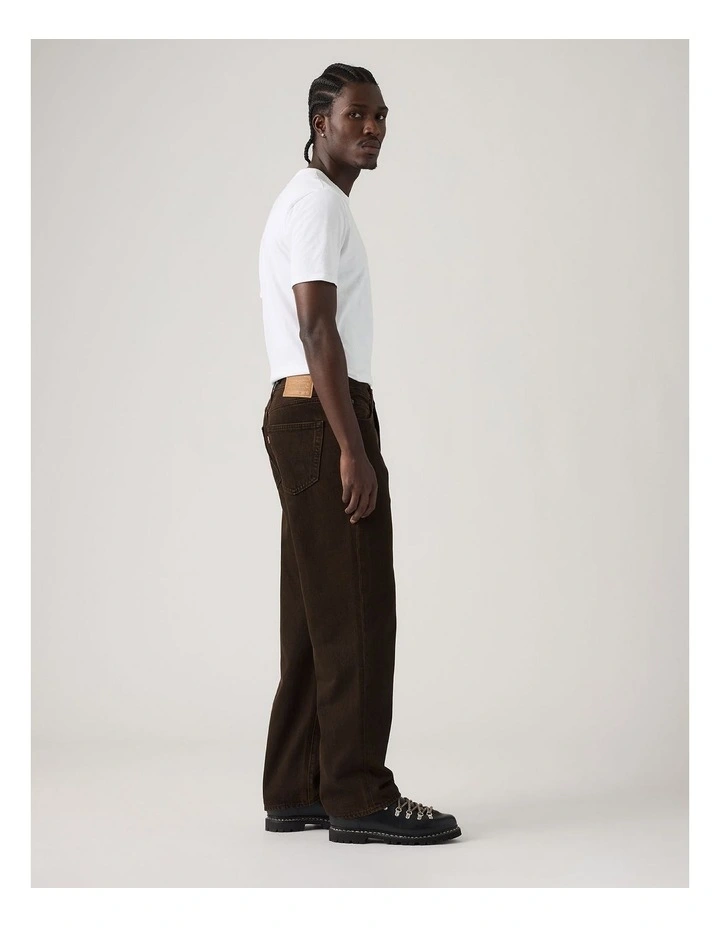 568 Loose Straight Jeans in Mudslides Overdye image 3