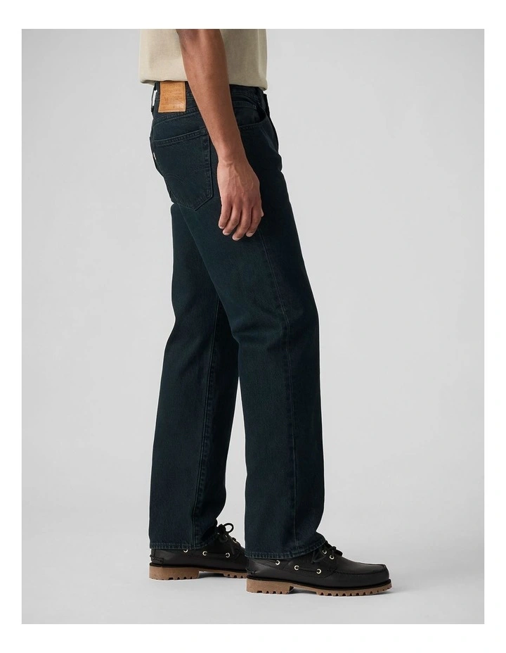 555 Relaxed Straight Jeans in City Boy Blues image 3