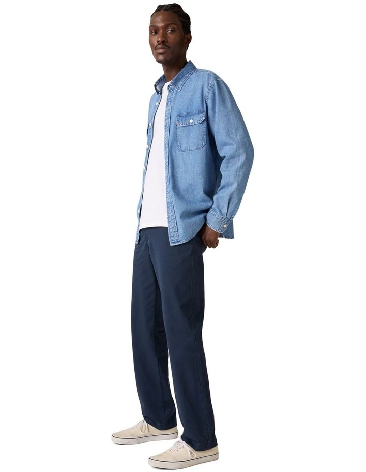 XX Chino Relaxed Straight Chino in Navy image 3