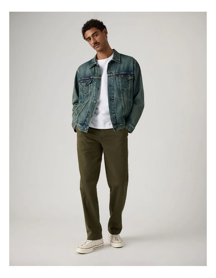 XX Chino Relaxed Straight in Komodo Green Twill image 4