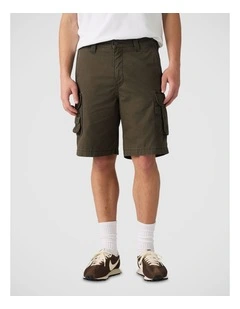 Fishing Cargo Shorts inKomodo Green Canvas
