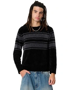 Stripe Chenille Crew