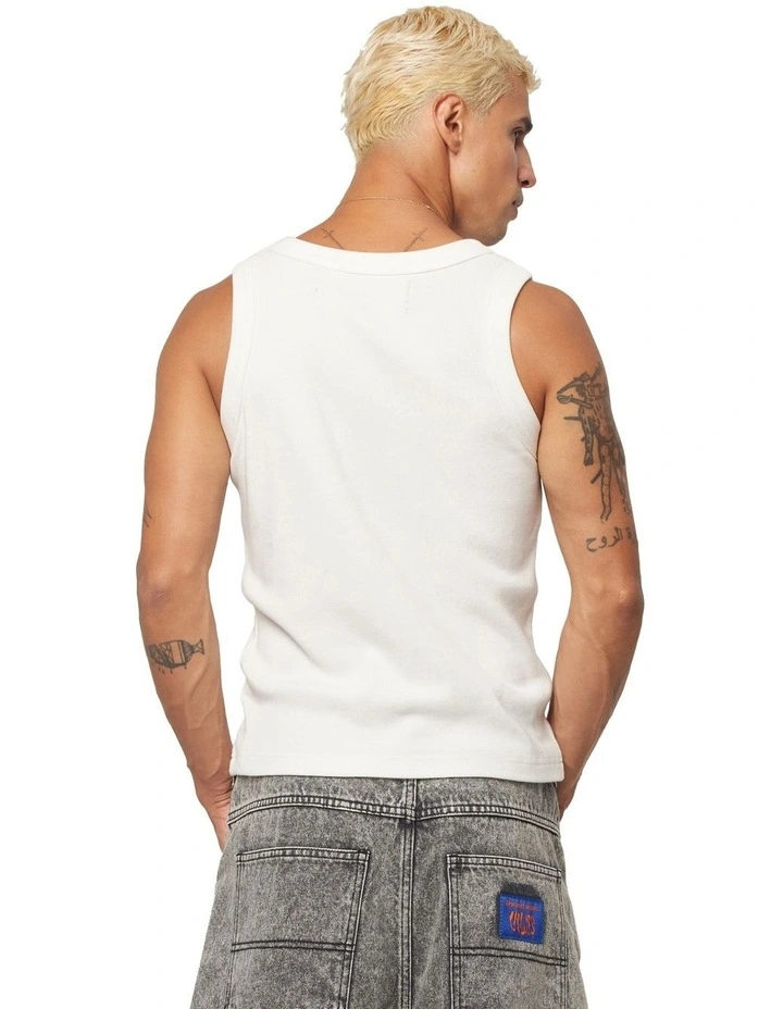Troye Tank in White Sand image 4