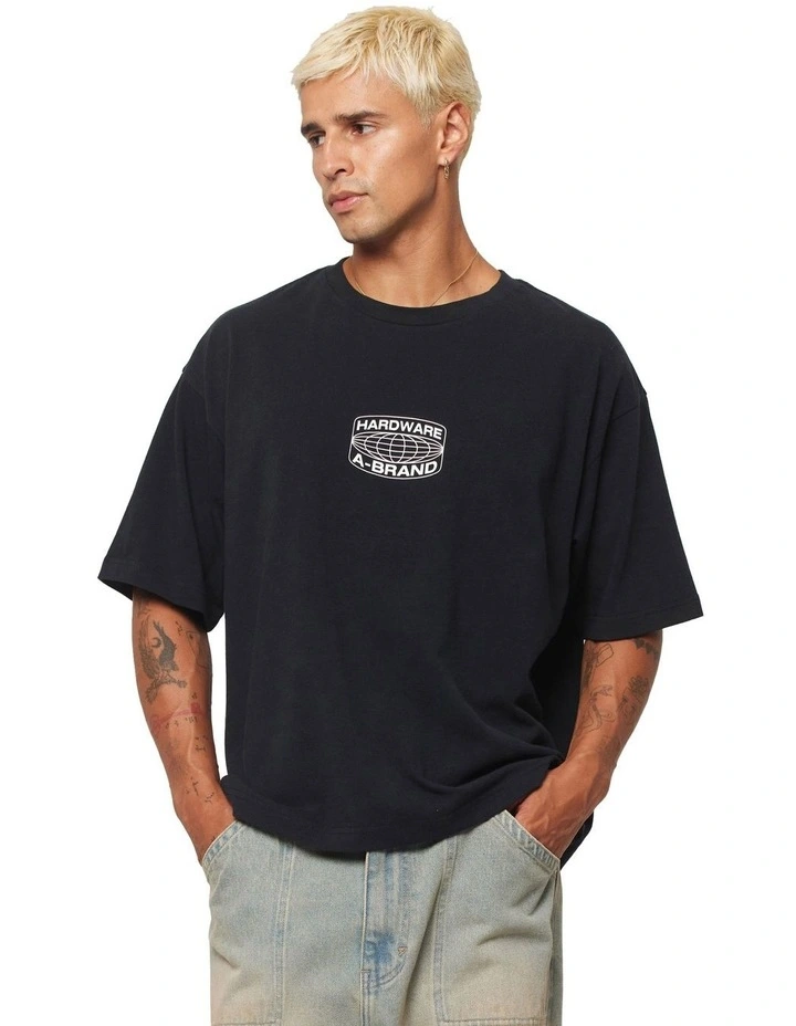 Geo Systems Tee in Black image 2