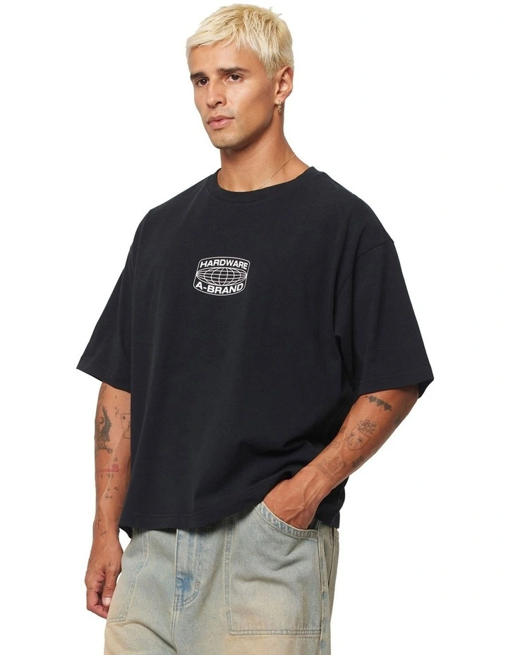 Geo Systems Tee in Black image 3